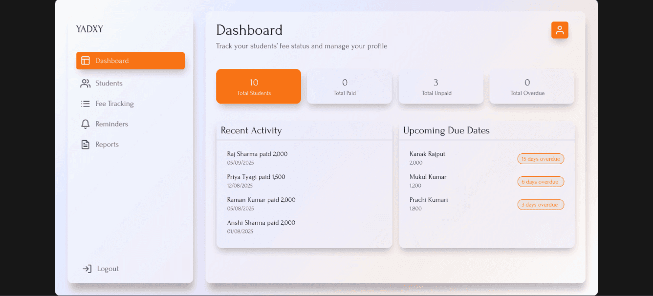 Preview of scroll-based 3D parallax hero effect